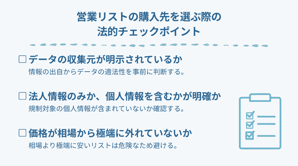 法的チェックポイント