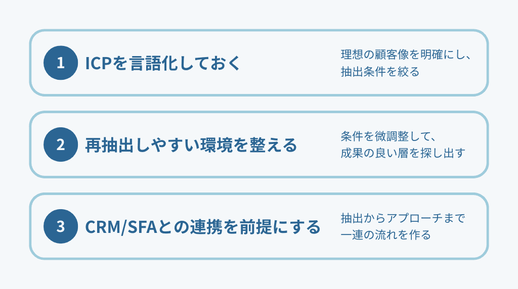 自動化と相性の良いリスト作成の進め方